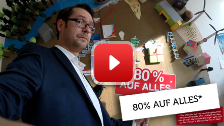 80% auf alles* verzichten?