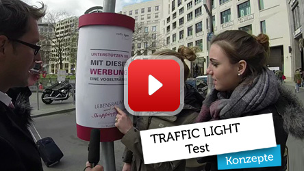 Traffic Light Werbesystem Test